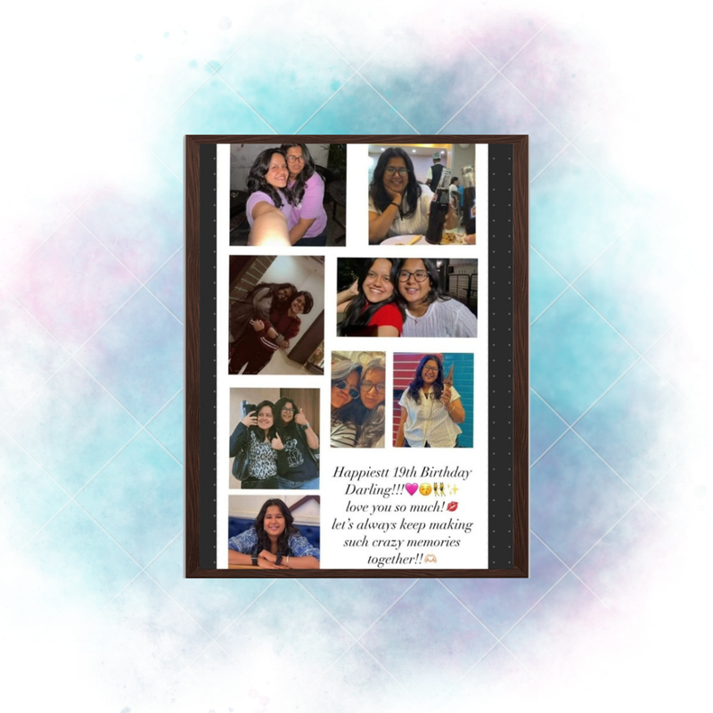 Birthday Photo Frame  Customized